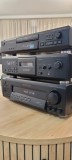 Linie audio SONY Vintage HI-FI &ndash; STR-DE215 + TC-KE300 + CDP-XE220 - Perfect funcționala