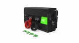 Green Cell Convertizor de putere auto de la 24V la 230V 1000W, undă sinusoidală pură