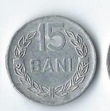 Moneda 15 bani 1975 - Romania