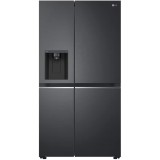 Side by Side LG GSLV71MCTD, Total No Frost, 635 l, Dozator apa, Clasa D, negru