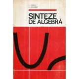 C. Dinescu, B. Savulescu - Sinteze de algebra - 120862, Geo Bogza