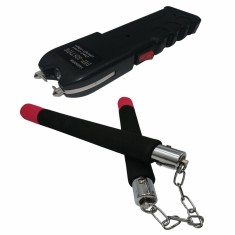 Set autoaparare DEPOX, nunceag si electrosoc, multicolor