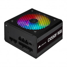 Sursa modulara Corsair CX550F RGB 550W 80 PLUS Bronze Black foto