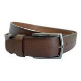 Curea barbati, casual, eleganta, din piele naturala, Maro - CK13M, Lucianis style