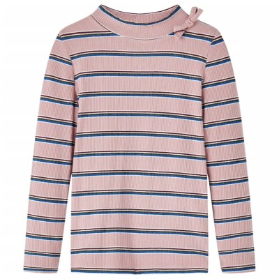Tricou pentru copii cu m&amp;acirc;neci lungi, roz deschis, 140 foto