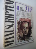 Revista Manuscriptum 4/1972 (9) Anul III
