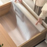 Folie protectie antiderapanta sertare si rafturi EMC ONSHOP&reg;, neadeziva, impermeabila, covoras mobila, EVA, 30x100 cm, Transparent
