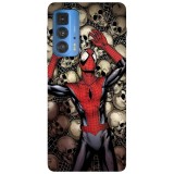 Husa compatibila cu Motorola Edge 20 Lite model Spiderman, Silicon, TPU, Viceversa, Transparent, Carcasa