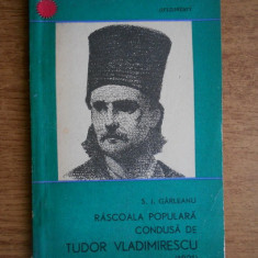 S. I. Garleanu - Rascoala Populara condusa de Tudor Vladimirescu