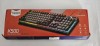 Tastatura YINDIAO K500 7 Culori , FUNCTIONEAZA , ESTE NEFOLOSITA ., Cu fir, USB, Tastatura iluminata