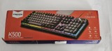 Tastatura YINDIAO K500 7 Culori , FUNCTIONEAZA , ESTE NEFOLOSITA .