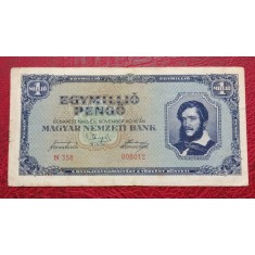 Ungaria 1945 - 1 milion pengo, circulata