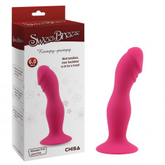 Dildo sex anal plug anatomic cu ventuză de aspirație 15cm foto