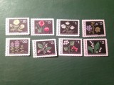 Serie Bulgaria 1969 - FLORI , 8 valori