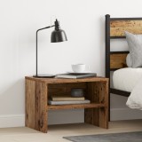 vidaXL Dulap de noapte Lemn vechi 40 x 30 x 30 cm Lemn compozit