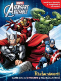 Avengers assemble. Razbunatorii. Carte joc cu 12 figurine si plansa ilustrata |