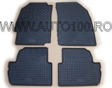 Covorase Cauciuc Auto Chevrolet Spark II (M300) 2010-&gt;, Rigum, dedicate, Impermeabile, Margine Inalta