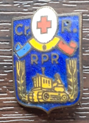 INSIGNA ROMANIA - CRUCEA ROSIE RPR foto