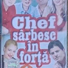 Chef Sârbesc în forță , Casetă audio sigilată cu muzică de petrecere