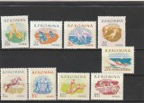 ROMANIA 1959 LP 482 SPORT SERIE MNH