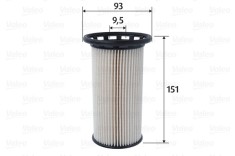 VALEO 587095 filtru combustibil