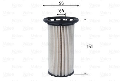 VALEO 587095 filtru combustibil foto