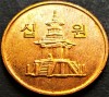 Moneda exotica 10 WON - COREEA de SUD, anul 2015 *cod 1748, Asia