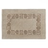 Covoras Baie Bumbac Bej 60x40 cm, Model Meandre - Antialunecare, Absorbant