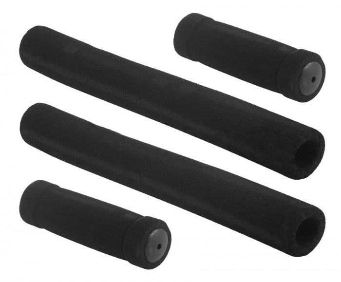 Set 4 mansoane bicicleta Rival Store din burete, negru, 300/125mm