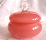CASETA BOMBONIERA CRISTAL COLORAT - STICLA DE MURANO 12 CM