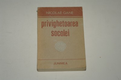 Privighetoarea Socolei - Nicolae Gane foto