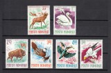 ROMANIA 1977 LP 932 ANIMALE OCROTITE IN ROMANIA SERIE MNH, Nestampilat