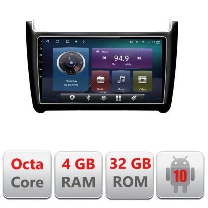 Navigatie VW Polo 2014- C-655 Octa Core cu Android Radio Bluetooth Internet GPS WIFI 4+32GB CarStore Technology