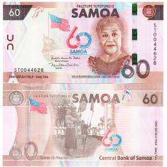 Samoa 60 Tala 2023 P-46 Comm. a 60-a aniversare a independentei UNC
