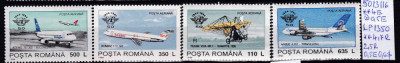 1994 50 ani org. internațională a aviației civile OACI LP1350 MNH Pret 2,9+1 Lei foto