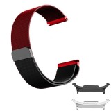 Curea otel, Milanese Loop Slim, compatibila cu Samsung Galaxy Watch8 Classic 46mm, Black Wine