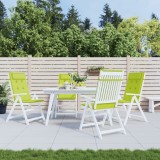 Gossi perne scaun cu spatar inalt, 4 buc, vernil, tesatura oxford