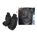 Set huse scaune auto Kegel Tailor Made pentru Peugeot Partner II Tepee 2008-2018, Citroen Berlingo II Combi (B9), 2008-2018, set huse fata + spate (s