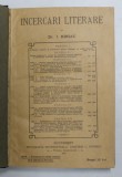 INCERCARI LITERARE de Dr. I. KIRIAC , 1918