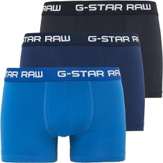 Boxeri pentru barbati G-Star Raw Classic Trunk Clr, Marimea M, pachet de 3, albastru - NOU foto