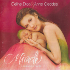 CD Celine Dion & Anne Geddes ‎– Miracle, original