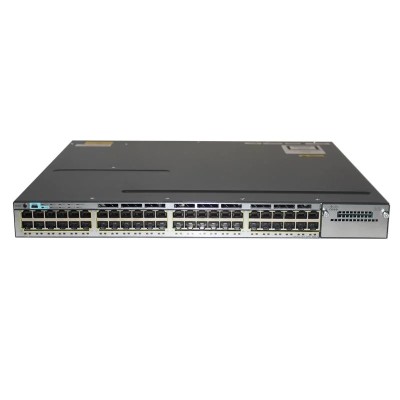Switch Cisco Catalyst 3750X-48PF, Layer 2, 48 x RJ45 10/100/1000 PoE 800W, 2 x Stacking ports foto