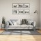 Covor pufos &quot;PAMPLONA&quot; cu fire &icirc;nalte, gri modern, 120x170 cm