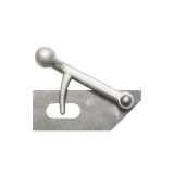 Balama stanga cu suport si carlig de blocare pentru obloane remorca auto