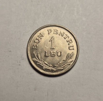 1 leu 1924 Bruxelles UNC foto