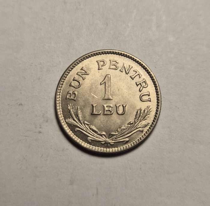1 leu 1924 Bruxelles UNC