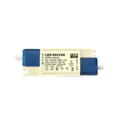 Driver LED 8-12W, 300mA, iesire 24-42V DC, intrare 85-265V AC, pentru plafoniere si module LED