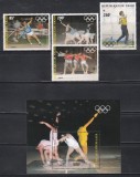 Niger 1983 - Jocurile Olimpice - Los Angeles, PA, Serie + Colita, MNH