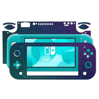 Folie Skin Compatibila cu Nintendo Switch Lite - ApcGsm Wraps Chameleon Purple/Blue foto