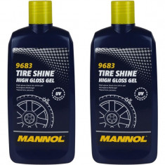 Pachet 2 Buc Mannol Gel Luciu Anvelope Tire Shine 500ML 9683 foto